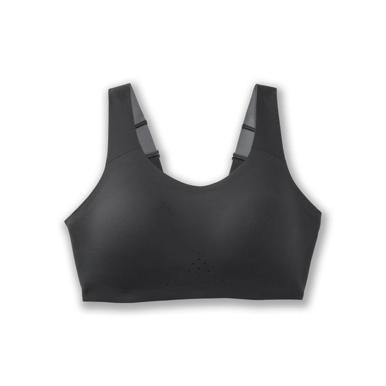 Brooks Dare Scoopback - Womens Running Bra - Asphalt/Darkgey (24836OWSH)